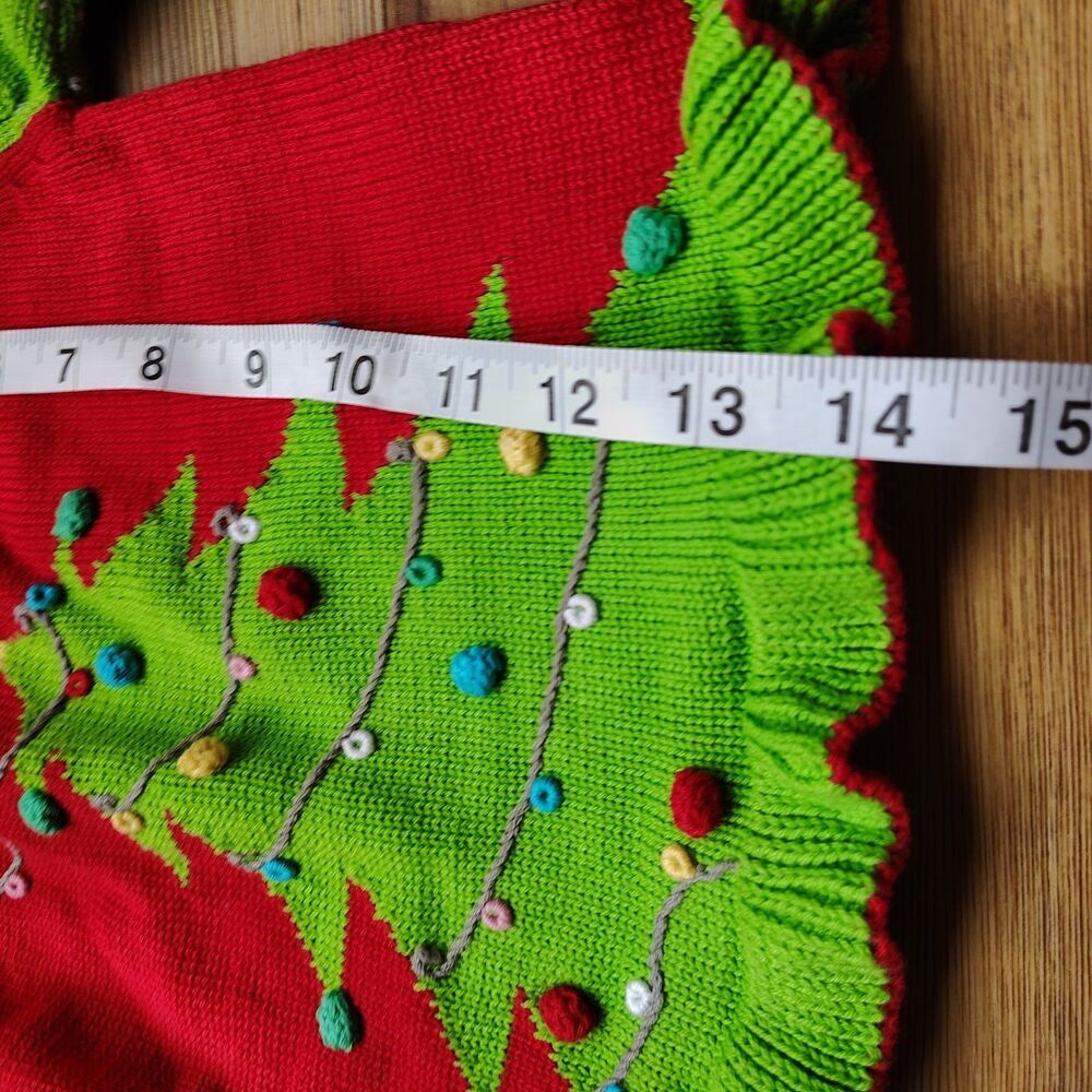 Zubels Baby Christmas Sweater 18 Months NWT Holiday Tree Knit Pullover Festive - Picture 3 of 6